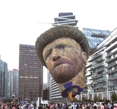 Van Gogh Hot Air Balloon